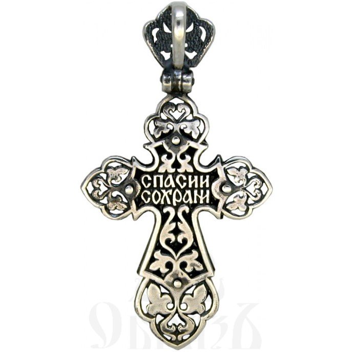 крест «распятие», серебро 925 проба (арт. 30-500-сч)